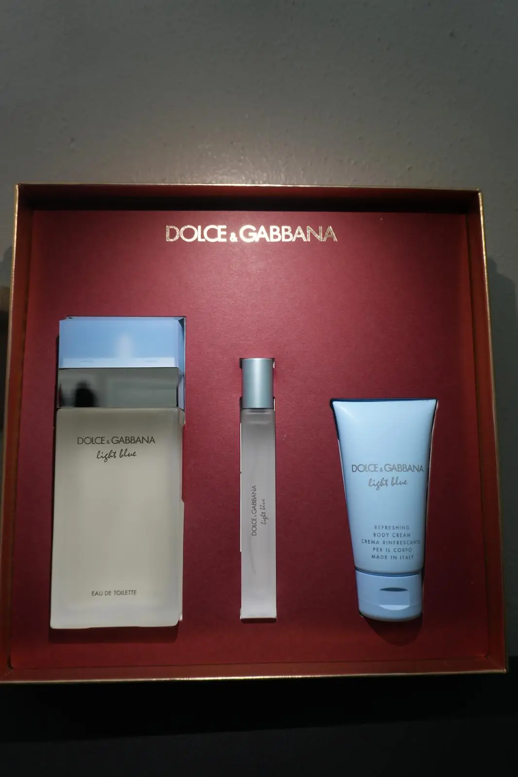 Light Blue Dolce & Gabbana GiftSet